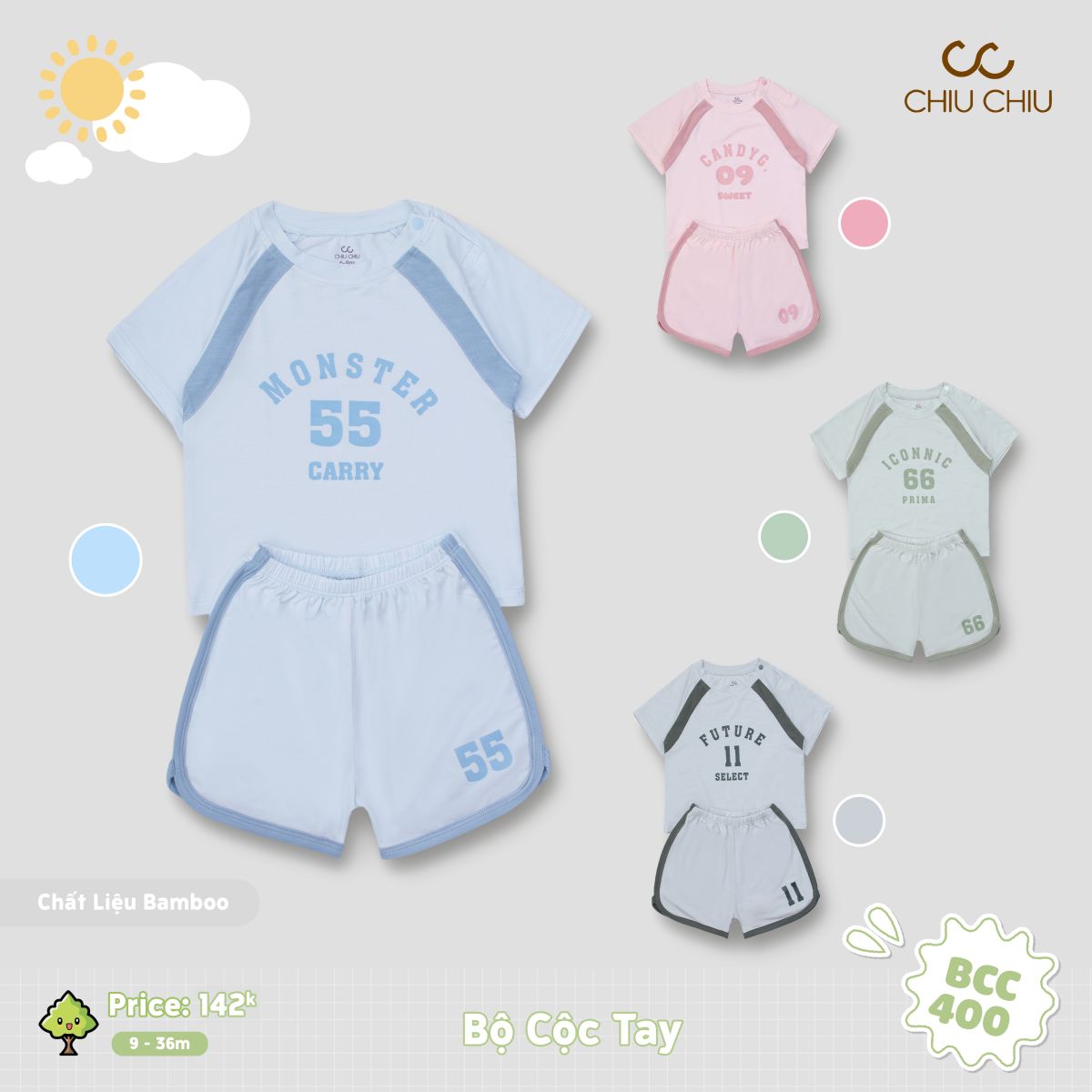  Bộ Cộc Tay BCC 400 