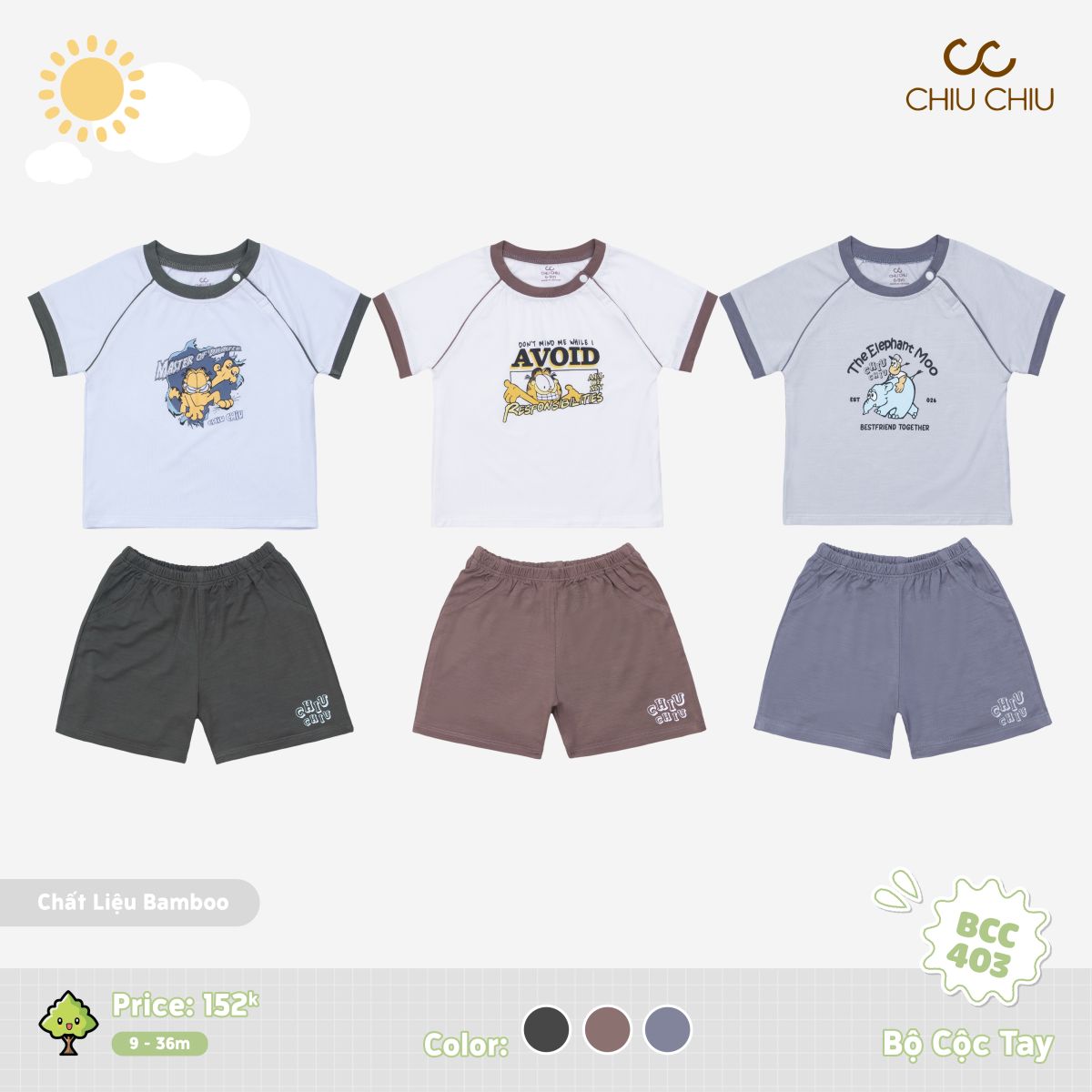  Bộ Cộc Tay BCC 403 