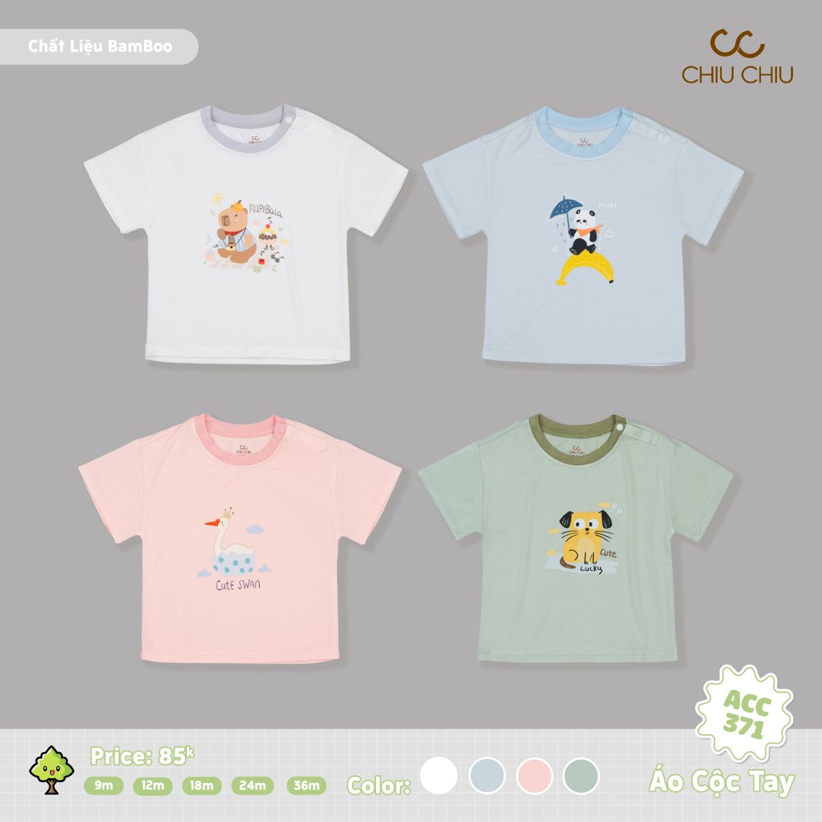  Áo Cộc Tay ACC 371 