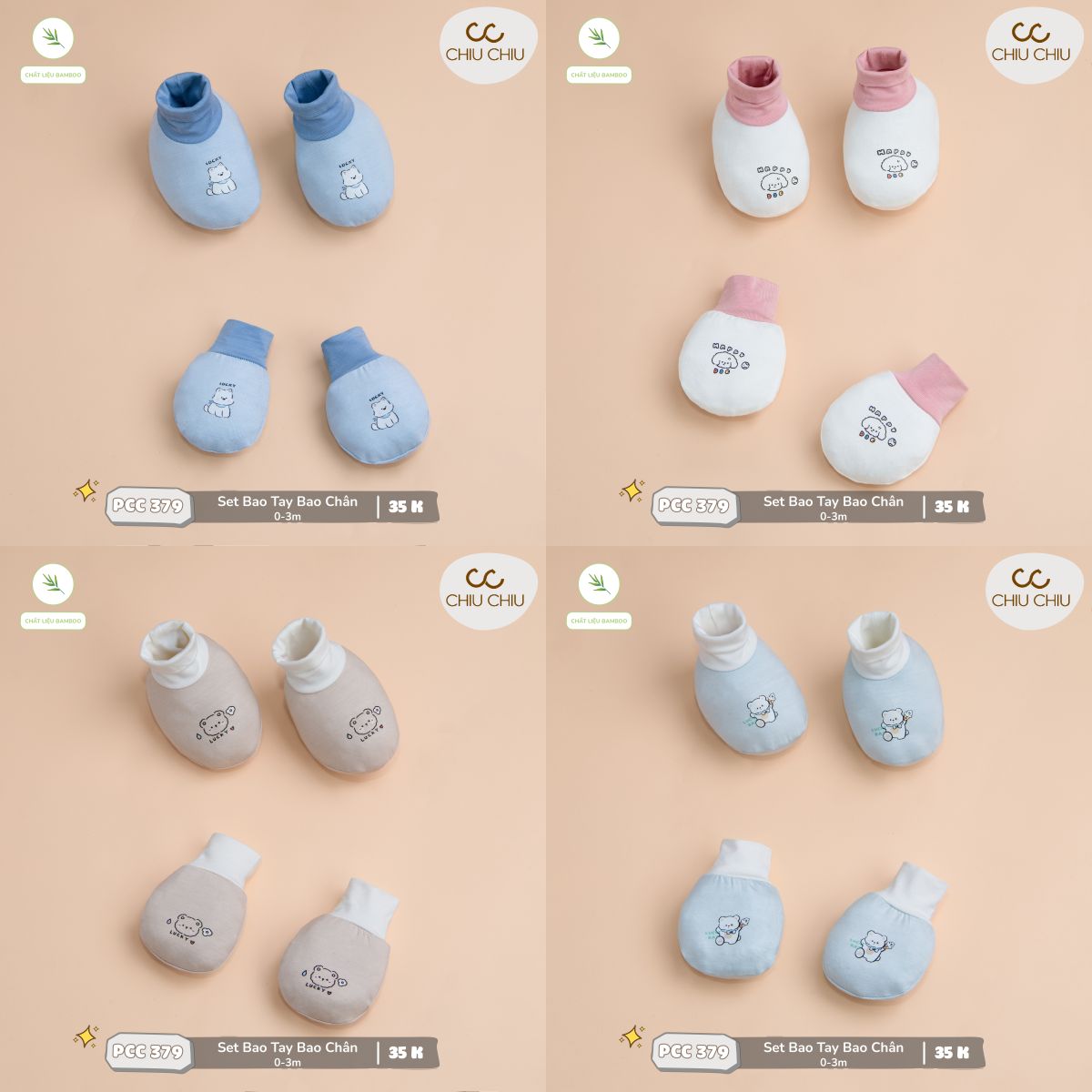  Set Bao Tay Chân PCC 379 