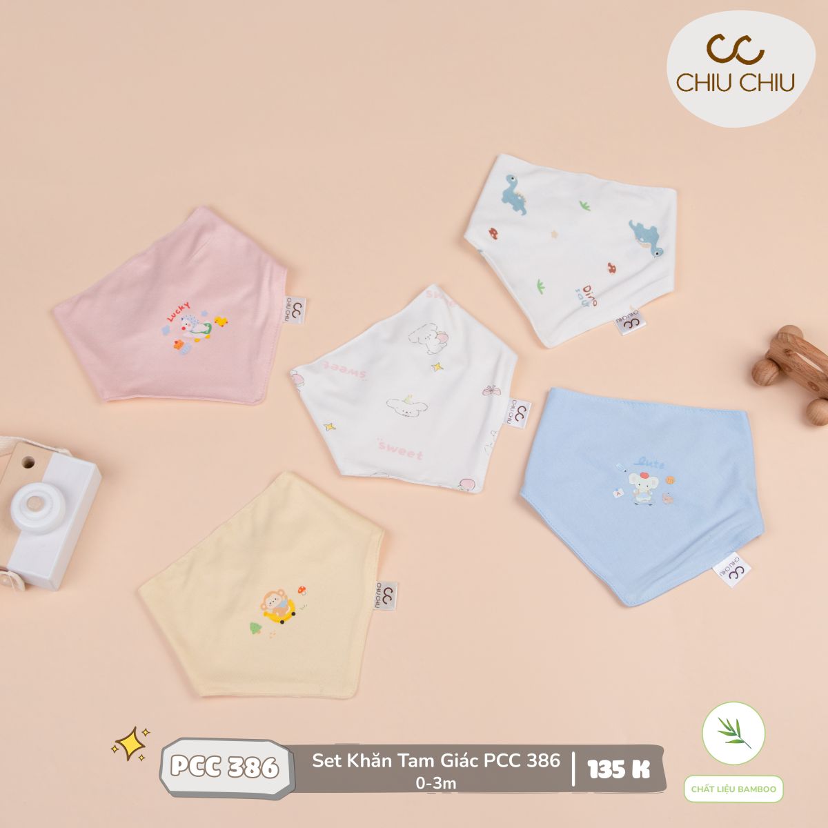  Set Khăn Tam Giác PCC 386 