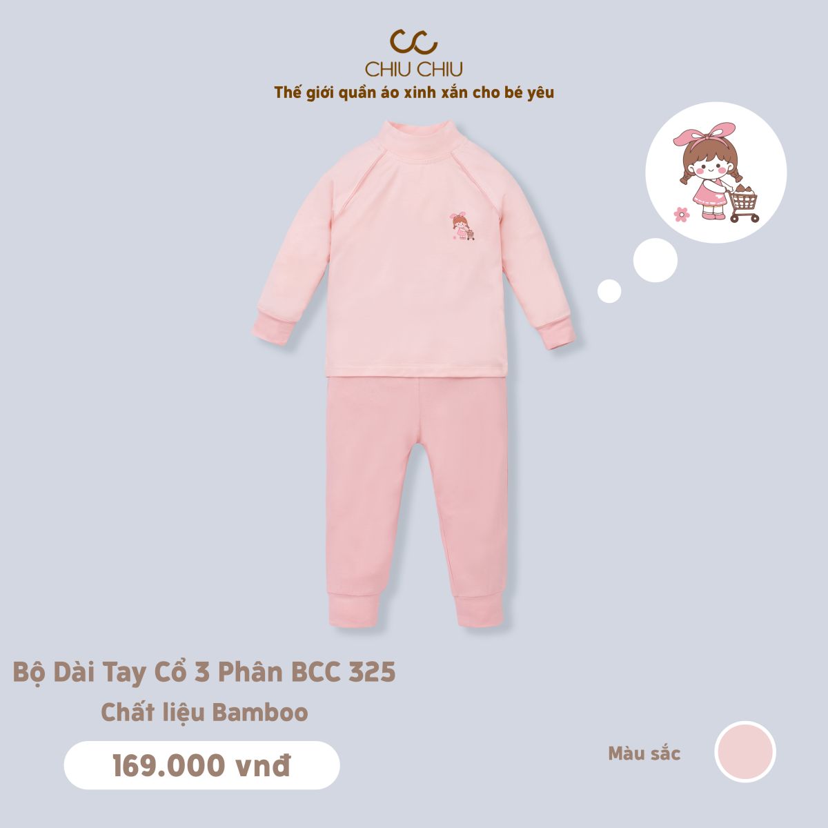  Bộ Dài Tay Cổ 3 Phân BCC 325 