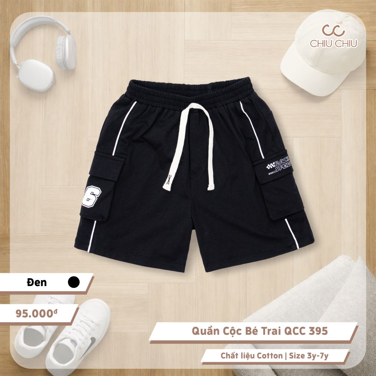  Quần Cộc Bé Trai QCC 395 