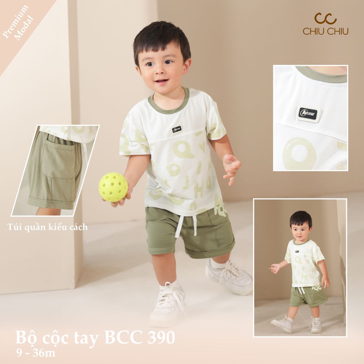  Bộ Cộc  Tay BCC 390 