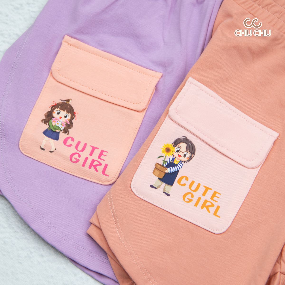  Quần Đùi Bé Gái QCC 131 