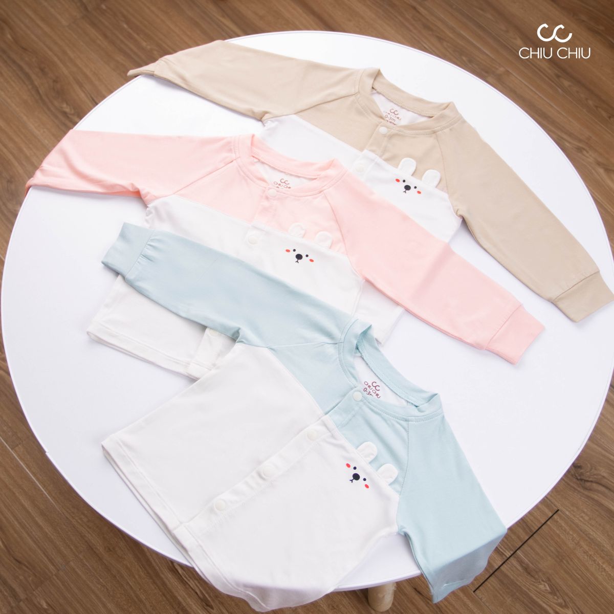  Bộ Sơ Sinh Dài Tay BCC 374 