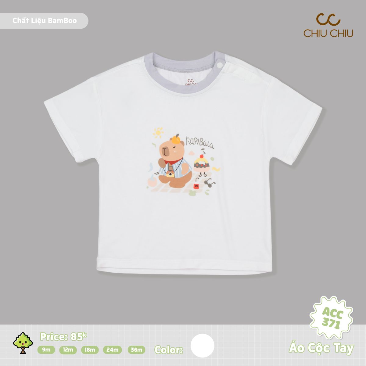  Áo Cộc Tay ACC 371 