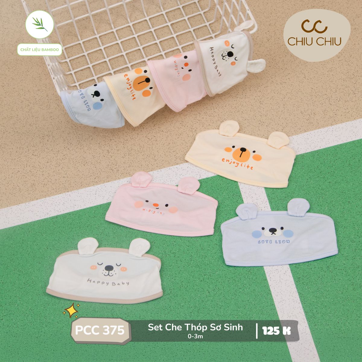  Set Che Thóp Sơ Sinh PCC 375 