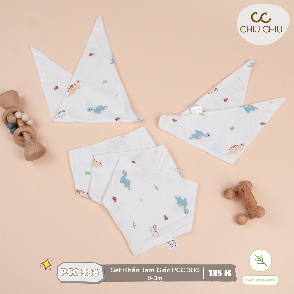  Set Khăn Tam Giác PCC 386 